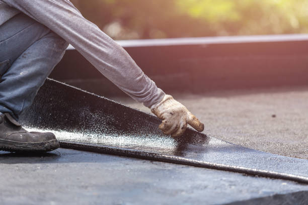 Professional Waterproofing technician working in Somerset, OH